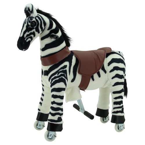 Sweety Toys 7233 Reittier Zebra auf Rollen für 3 bis 6 Jahre-Riding Animal von Sweety Toys