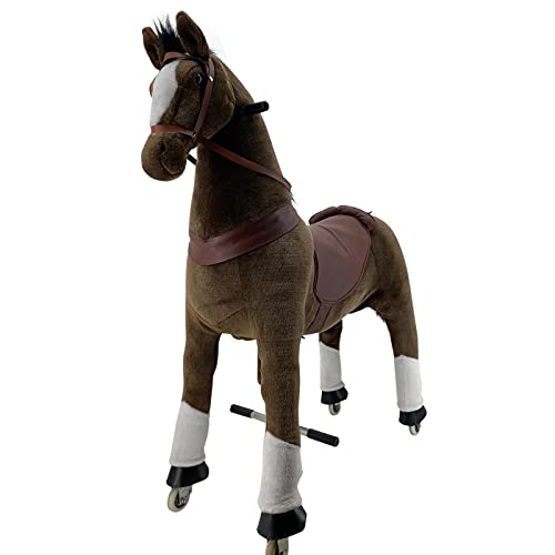 Sweety Toys 7530 Reittier Giant Pferd auf Rollen Riding Animals von Sweety Toys