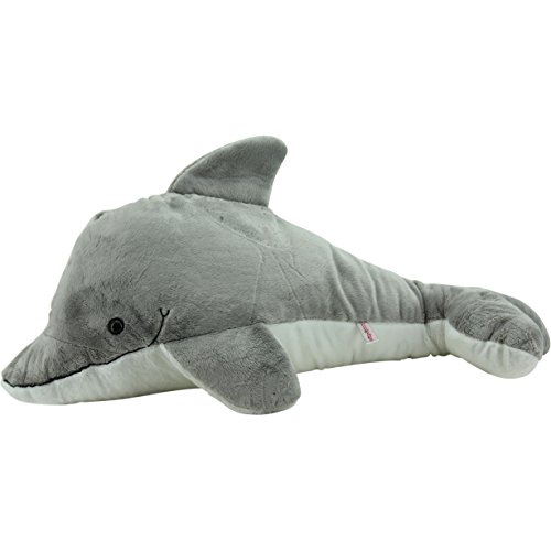 Sweety Toys 7820 XXL Riesen Delfin grau 75 cm Plüschtier Stofftier kuschelweich super süss von Sweety Toys