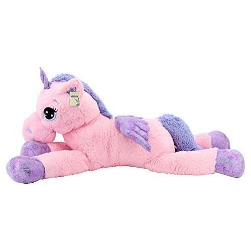 Sweety Toys 8049 XXL Einhorn Pegasus Plüschtier Kuscheltier 130 cm rosa von Sweety Toys