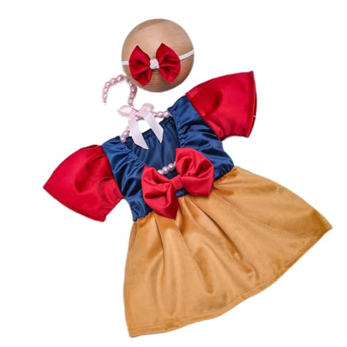 Kleinkind Fotografie Outfit Prinzessin Kostüm Schleife Stirnband Fotostudio Requisiten Anzug Baby Foto Kostüm Neugeborene Dusche Geschenk Samt Baby Kleid von Swetopq