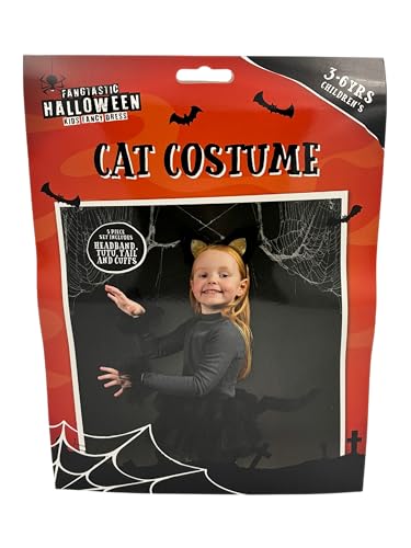 SwiftPick Home Halloween-Kostüm für Kinder, schwarze Katze, 5-teiliges Set, bestehend aus Stirnband, Ohren, Tutu, Schwanz und Manschetten, Alter 3–6 Jahre, Tierverkleidungen für Kinder SwiftPick Home Halloween-Kostüm für Kinder, schwarze Katze, 5-teiliges Set, bestehend aus Stirnband, Ohren, Tutu, Schwanz und Manschetten, Alter 3–6 Jahre, Tierverkleidungen für Kinder von SwiftPick Home