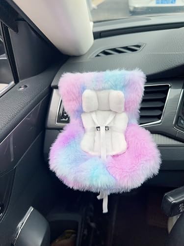 SwiftServ Puppen-Autositz für 17 cm große Puppen mit Lüftungsschlitz-Clip und Desktop-Ständer, niedliches und funktionales Auto-Ornament für Blind Box Puppen-Fans, Sammler (Cotton Candy Sky Ombre) SwiftServ Puppen-Autositz für 17 cm große Puppen mit Lüftungsschlitz-Clip und Desktop-Ständer, niedliches und funktionales Auto-Ornament für Blind Box Puppen-Fans, Sammler (Cotton Candy Sky Ombre) von SwiftServ