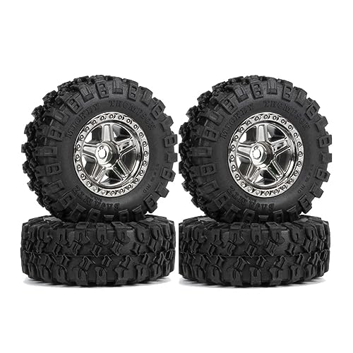 Swiixxer 1,0-Beadlock-Felgen-Reifen-Set für 1/24 RC Crawler Axial SCX24 Deadbolt -Teile, Swiixxer 1,0-Beadlock-Felgen-Reifen-Set für 1/24 RC Crawler Axial SCX24 Deadbolt -Teile, von Swiixxer
