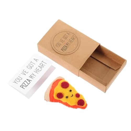 Swiixxer 1 Set Mini-Pizza-Spielzeug-Geschenkbox, Freundschafts-Inspiriertes Geschenk, Süßes Neuheitsgeschenk von Swiixxer