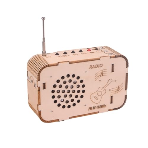 Swiixxer DIY-Radiomodell, Wissenschafts- und Technologietraining, Handgefertigt, Selbstgebautes Montagematerial-Kit, Handgefertigtes Wissenschaftliches Experimentierwerk von Swiixxer