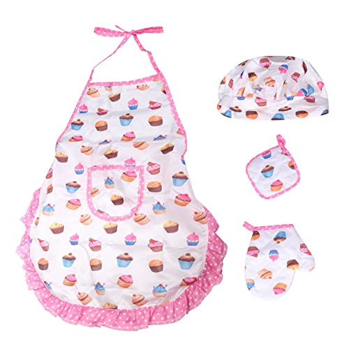 Swiixxer Das 4 Teilige - und Back Set für Kinder EnthäLt eine SchüRze für Kleine MäDchen, eine MüTze und EIN Dress Up für Kleinkinder Swiixxer Das 4 Teilige - und Back Set für Kinder EnthäLt eine SchüRze für Kleine MäDchen, eine MüTze und EIN Dress Up für Kleinkinder von Swiixxer