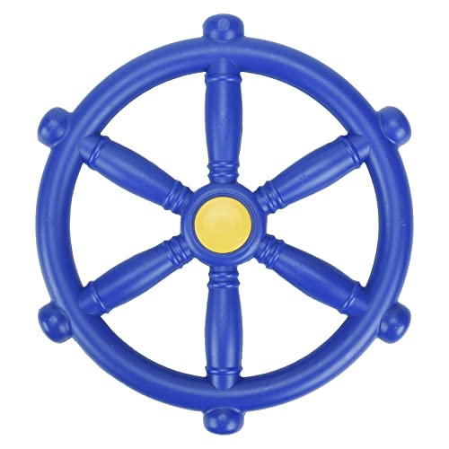 Swiixxer Kinder Spielplatz Lenkung Rad, Schaukel Lenkung Rad Aufsatz, Piraten Schiff Lenkung Rad für Klettern GerüSt oder Schaukel Set Blau Swiixxer Kinder Spielplatz Lenkung Rad, Schaukel Lenkung Rad Aufsatz, Piraten Schiff Lenkung Rad für Klettern GerüSt oder Schaukel Set Blau von Swiixxer