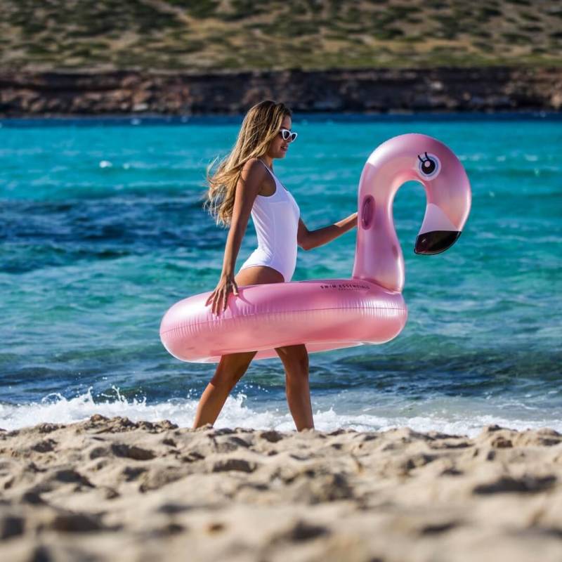 Schwimmtier - Schwimmring Flamingo 95 cm von Swim Essentials