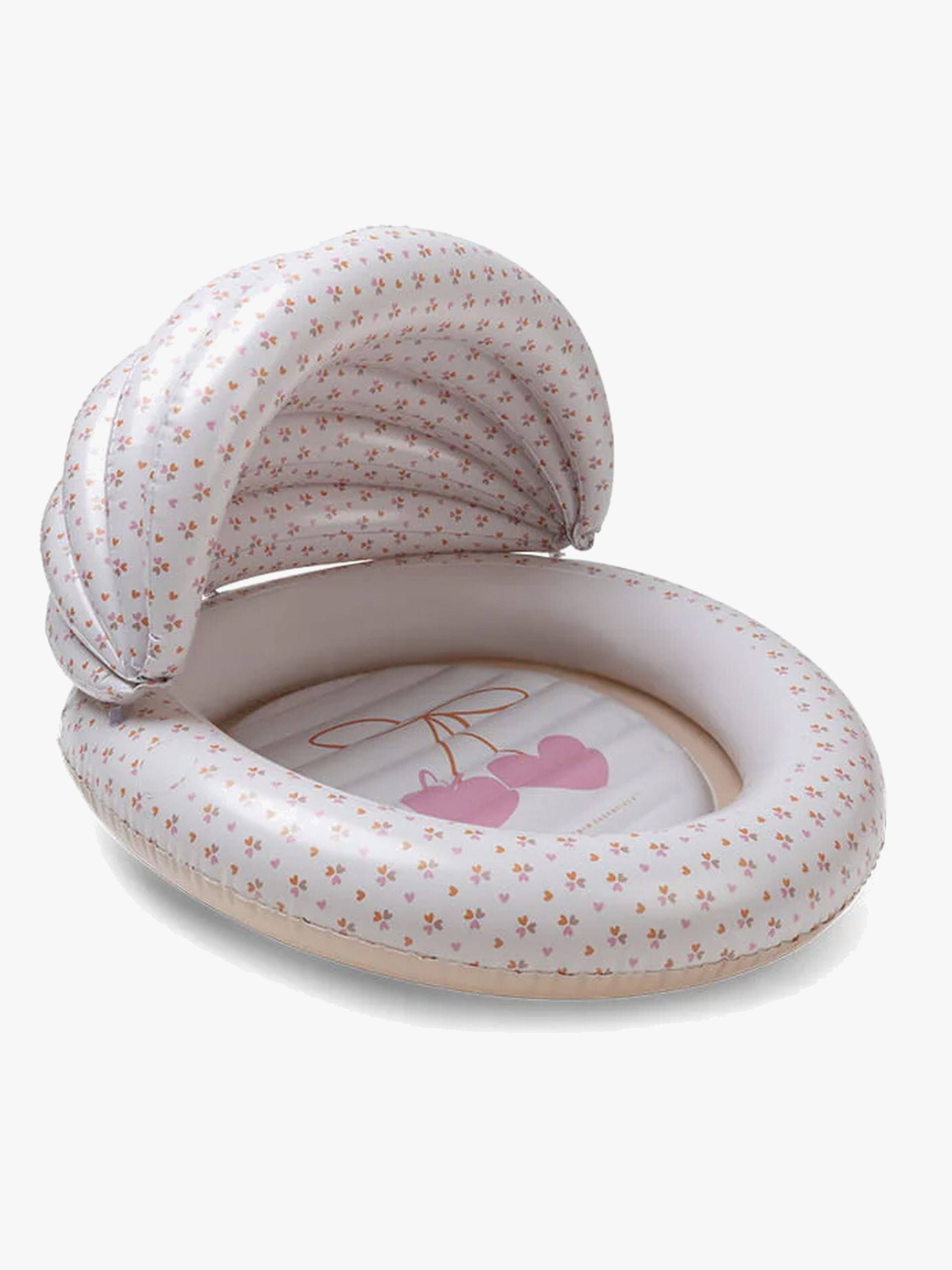 Swim Essentials Kinderpool mit Sonnenschutz 100 cm, Cozy Hearts, Kinderpool von Swim Essentials