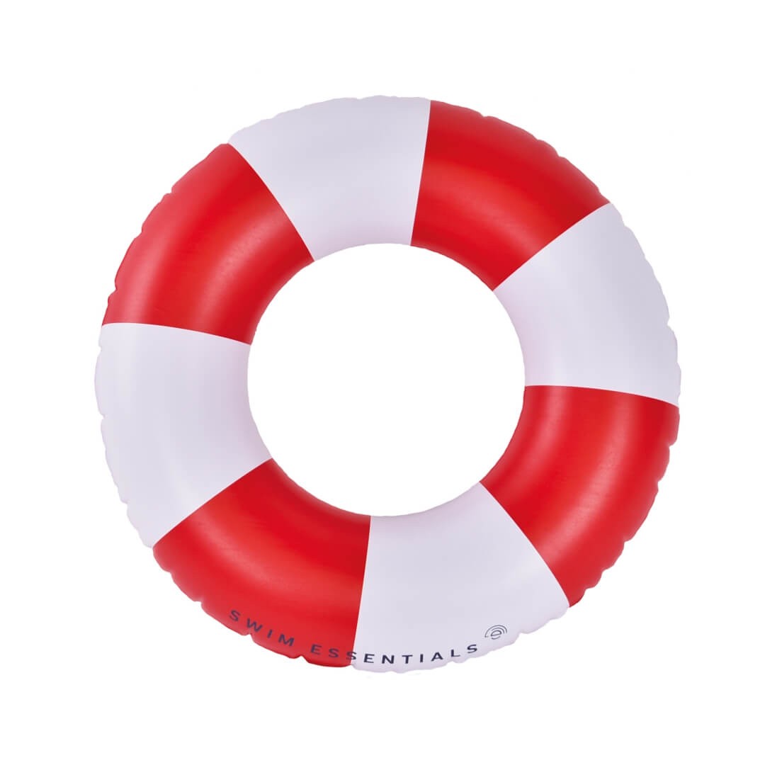 Swim Essentials Schwimmring, 55cm - Rettungsring-Design in Rot/Weiß Swim Essentials Schwimmring, 55cm - Rettungsring-Design in Rot/Weiß von Swim Essentials