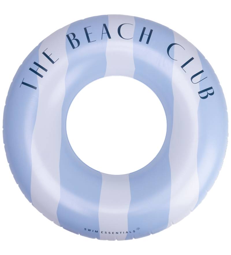 Swim Essentials Schwimmring - The Beach Club - 120 cm - Blau/Wei - Swim Essentials - One Size - Schwimmring von Swim Essentials