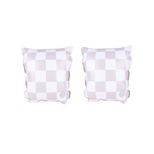 Swim Essentials Zwembandjes Geblokt Beige, 0-2 jaar von Swim Essentials
