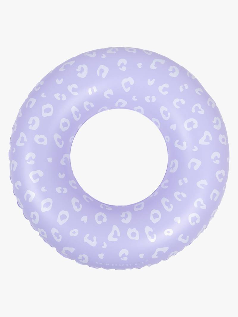 SwimEssentials Schwimmring 90 cm, Lila Leopard von Swim Essentials