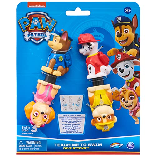 SwimWays PAW PAtrol Tauchsticks mit den PAW Patrol Charakteren, Tauchspielzeug für Kinder ab 3 Jahren von Swim Ways