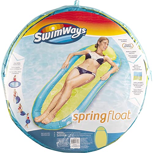 Swim Ways 6045237 SwimWays Spring Float Original, einfach auffaltbare Wasserhängematte, farblich sortiert von Swim Ways