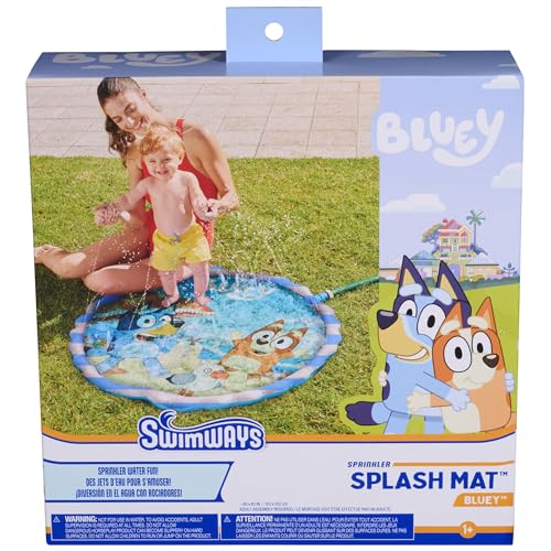 Swimways Bluey Splash Mat, Kids Splash Pad & Outdoor Toys, Bluey Pool Party Supplies & Water Toys for Kids Aged 1 & Up Swimways Bluey Splash Mat, Kids Splash Pad & Outdoor Toys, Bluey Pool Party Supplies & Water Toys for Kids Aged 1 & Up von Swim Ways