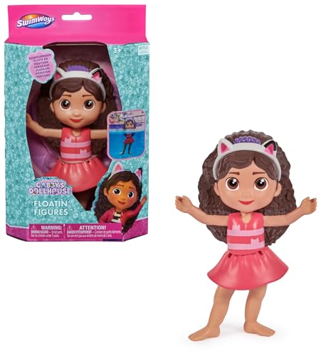 SwimWays Gabby´s Dollhouse Schwimmfigur Gabby, schwimmendes Wasserspielzeug, geeignet für Kinder ab 3 Jahren von SwimWays