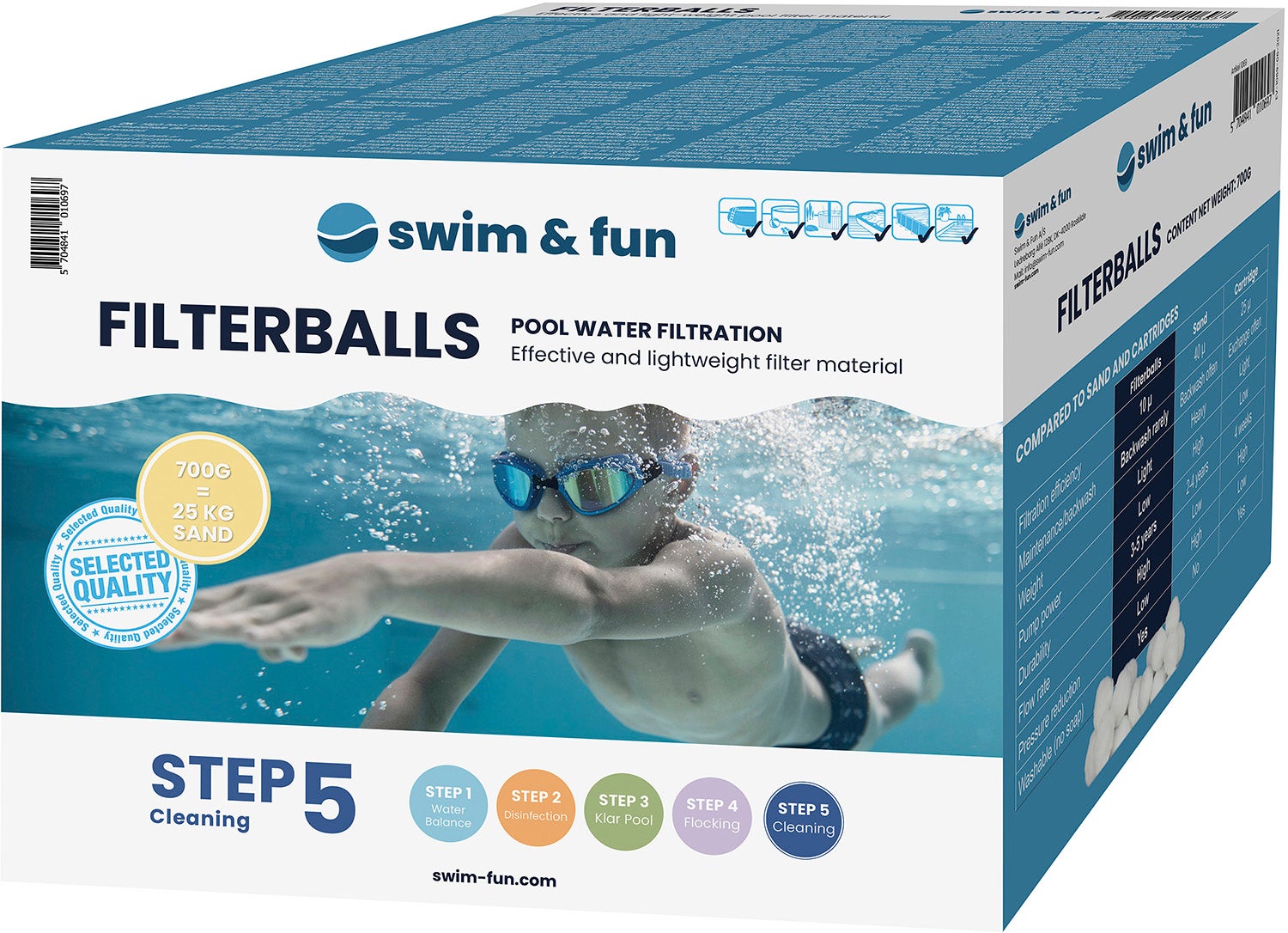 Swim & Fun Filterbälle 700g Swim & Fun Filterbälle 700g von Swim & Fun