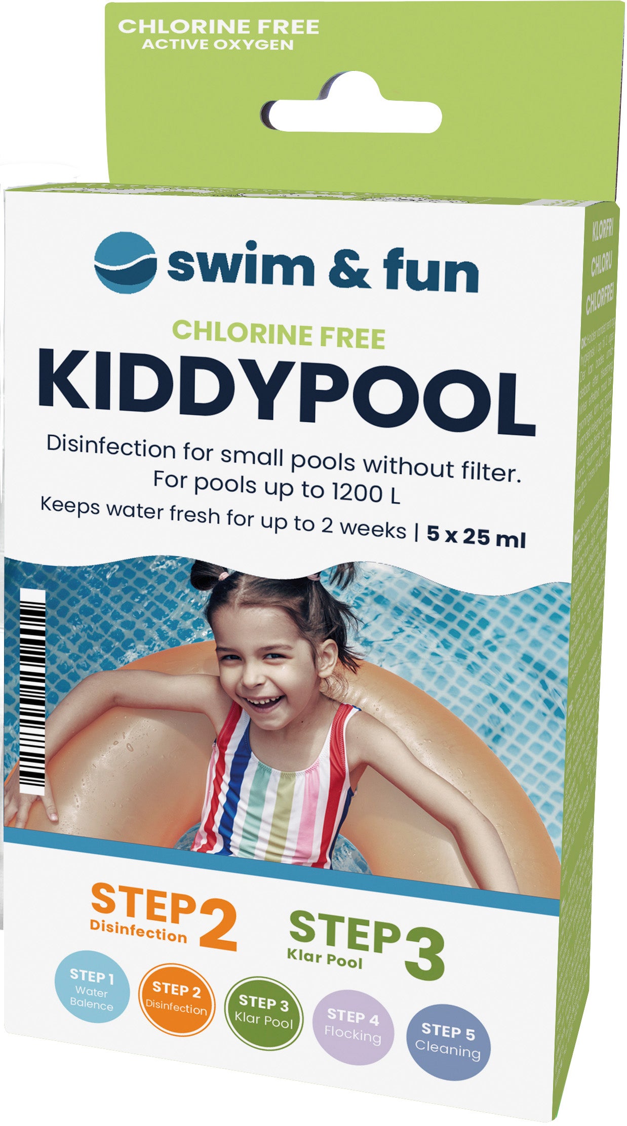 Swim & Fun KiddyPool Wasserreinigung 5 St. x 25 ml Swim & Fun KiddyPool Wasserreinigung 5 St. x 25 ml von Swim & Fun