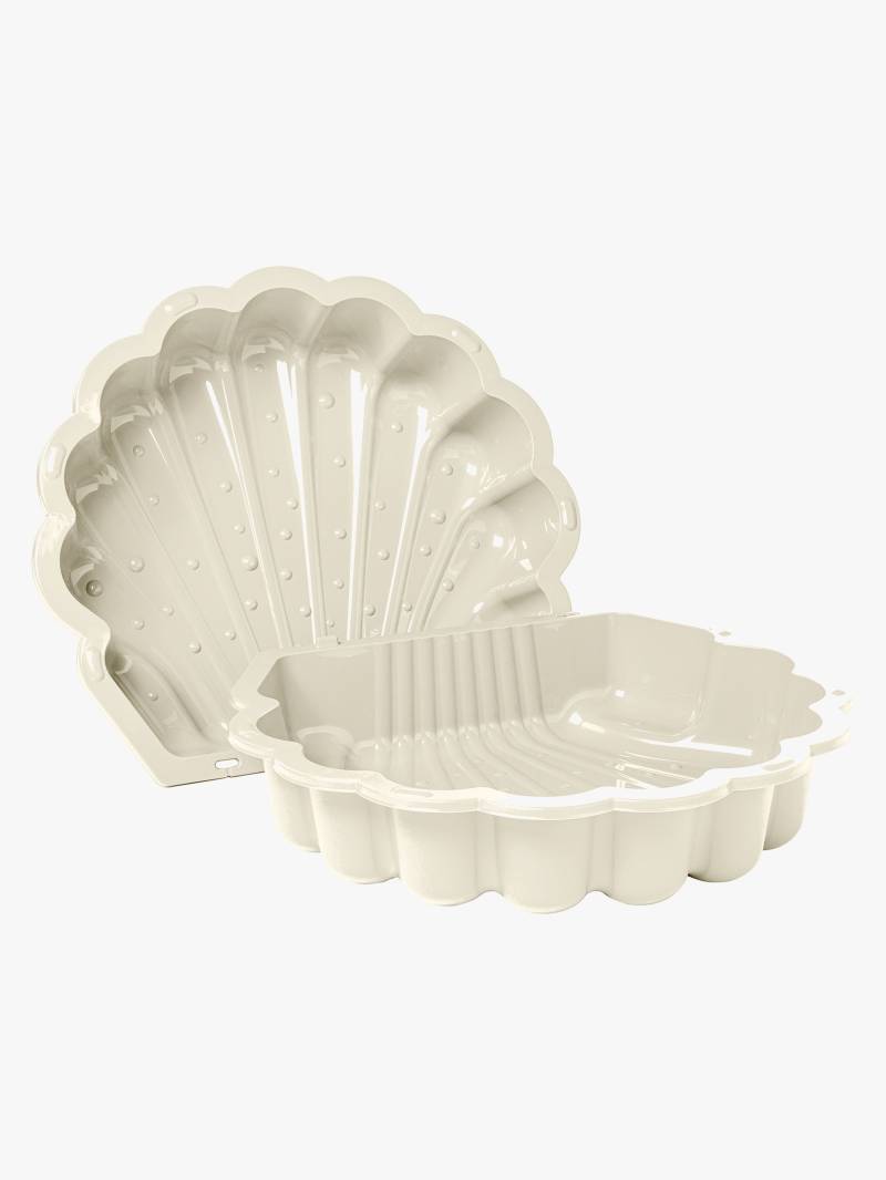 Swing King Muschel Sandkasten, Pastellweiß von Swing King