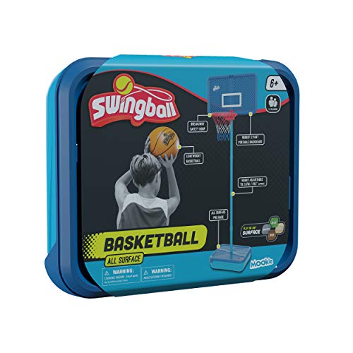 Swingball 7281 Basketball für alle Oberflächen, blau, Outdoor-Aktivitäten, Gartenspiele, Basketballkorb, geeignet für alle ab 6 Jahren, M Swingball 7281 Basketball für alle Oberflächen, blau, Outdoor-Aktivitäten, Gartenspiele, Basketballkorb, geeignet für alle ab 6 Jahren, M von Swingball