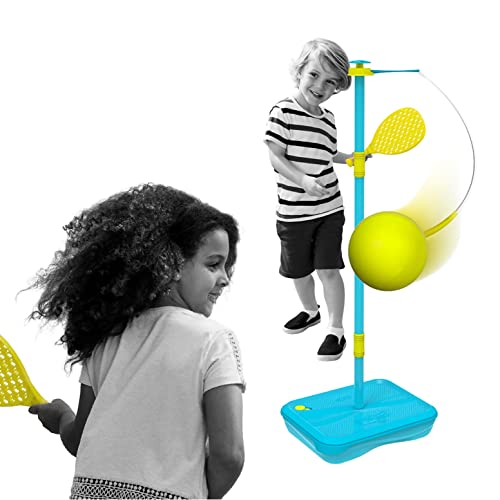 Swingball Früher Spaß für alle Oberflächen, Blau und Gelb, Outdoor-Aktivitäten, traditionelle Schwingball, Gartenspiele, geeignet für Jungen und Mädchen ab 3 Jahren Swingball Früher Spaß für alle Oberflächen, Blau und Gelb, Outdoor-Aktivitäten, traditionelle Schwingball, Gartenspiele, geeignet für Jungen und Mädchen ab 3 Jahren von Swingball