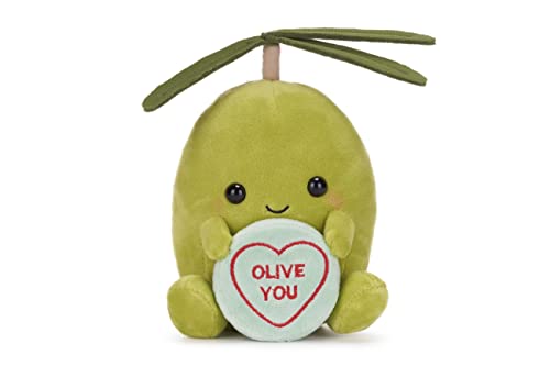 Swizzels 38013 Love Hearts Ollie Olive You Plüschtier, 18 cm von Swizzels