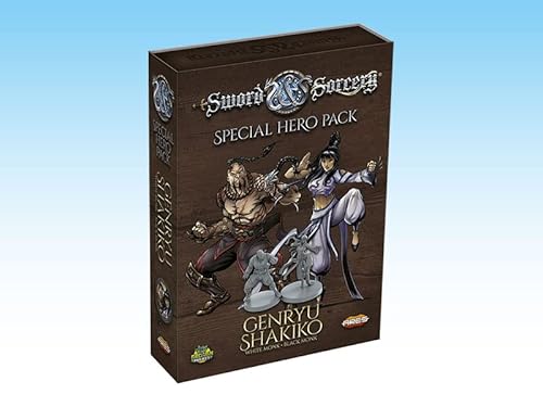 Sword & Sorcery: Genrju & Shakiko Hero Pack – Weiß/Schwarz Mönch von Ares Games