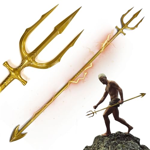 Swords and more Aquaman Trident – König der Meere, Metall-Dreizack für Rollenspiel, Cosplay, Kostümzubehör für Fans, Sammler und Erwachsene Swords and more Aquaman Trident – König der Meere, Metall-Dreizack für Rollenspiel, Cosplay, Kostümzubehör für Fans, Sammler und Erwachsene von Swords and more