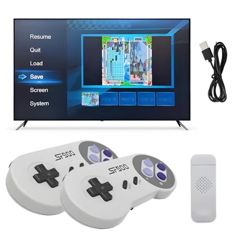 Retro Spielekonsole,2.4 G Wireless Controller,Wiederaufladbare USB Gamepad für PC,Mini Konsole, SF900-Konsole, 5000 Spielkonsole Wireless,für Unterwegs Emulator Handheld Retro Spielekonsole,2.4 G Wireless Controller,Wiederaufladbare USB Gamepad für PC,Mini Konsole, SF900-Konsole, 5000 Spielkonsole Wireless,für Unterwegs Emulator Handheld von Swsdee
