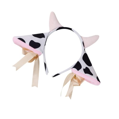 Kuh-Kostüm-Set, niedliches Kuh-Ohren-Haarreif, Netzrock, Kuh-Ohr-Stirnband, Plüschschwanz, Fliege, Partyzubehör für Halloween, Kuhhaarreifen-Set, Plüschschwanz, Kuh-Fliege, schönes Kuhohren-Haarband Kuh-Kostüm-Set, niedliches Kuh-Ohren-Haarreif, Netzrock, Kuh-Ohr-Stirnband, Plüschschwanz, Fliege, Partyzubehör für Halloween, Kuhhaarreifen-Set, Plüschschwanz, Kuh-Fliege, schönes Kuhohren-Haarband von Sxett