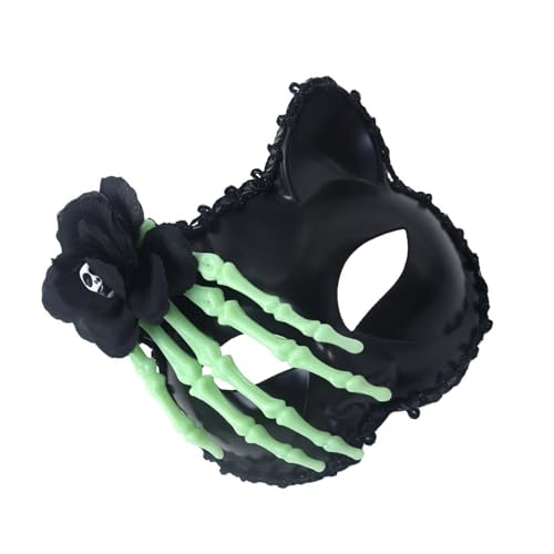 Rosenskelette, Füchse, Halloween-Kostüm, Maskerade, halbes Gesicht, für Party, Karneval, Maskerade, halbes Gesicht, Füchse, Halloween, Rosenskelette Rosenskelette, Füchse, Halloween-Kostüm, Maskerade, halbes Gesicht, für Party, Karneval, Maskerade, halbes Gesicht, Füchse, Halloween, Rosenskelette von Sxett