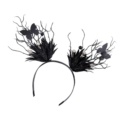 Sxett Einzigartige Hornzweig-Stirnbänder für Mädchen, Cosplay, Kopfbedeckung, Hexenzweig, Schmetterling, Maskeraden, Halloween, Cosplay Sxett Einzigartige Hornzweig-Stirnbänder für Mädchen, Cosplay, Kopfbedeckung, Hexenzweig, Schmetterling, Maskeraden, Halloween, Cosplay von Sxett