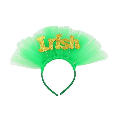Sxett Haarreif St. Patrick Day Haarschmuck Irisches Kleeblatt Hairhoop Karneval Party Kostüm Festival Filz Kopfbedeckung Sxett Haarreif St. Patrick Day Haarschmuck Irisches Kleeblatt Hairhoop Karneval Party Kostüm Festival Filz Kopfbedeckung von Sxett