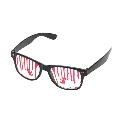 Sxett Halloween-Brille, gespritzte Blutbrille, Kostüm-Brille, Horror-Brille, dekorative Brille, Partyzubehör Sxett Halloween-Brille, gespritzte Blutbrille, Kostüm-Brille, Horror-Brille, dekorative Brille, Partyzubehör von Sxett