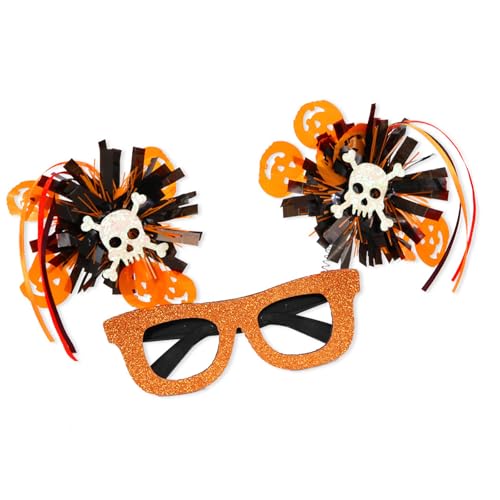 Sxett Halloween-Brillen, Lametta-Brillen, Dekoration für Feiertage, Veranstaltungen, Halloween-Feiern Sxett Halloween-Brillen, Lametta-Brillen, Dekoration für Feiertage, Veranstaltungen, Halloween-Feiern von Sxett