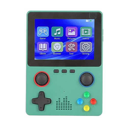 Retro-Handspielkonsole, Dual-3D-Joystick, 3,5-Zoll-IPS-Bildschirm für Große 2D- und 3D-Spiele, 11 Simulatoren, Tragbare Retro-Spielekonsole mit 32 GB Speicherkarte Retro-Handspielkonsole, Dual-3D-Joystick, 3,5-Zoll-IPS-Bildschirm für Große 2D- und 3D-Spiele, 11 Simulatoren, Tragbare Retro-Spielekonsole mit 32 GB Speicherkarte von Sxhlseller