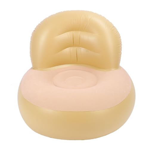 Sxhlseller Aufblasbares Sofa, PVC, das Ergonomisch Aufblasbarer Sofa für den Pool Bequem Ist (Sekt) von Sxhlseller