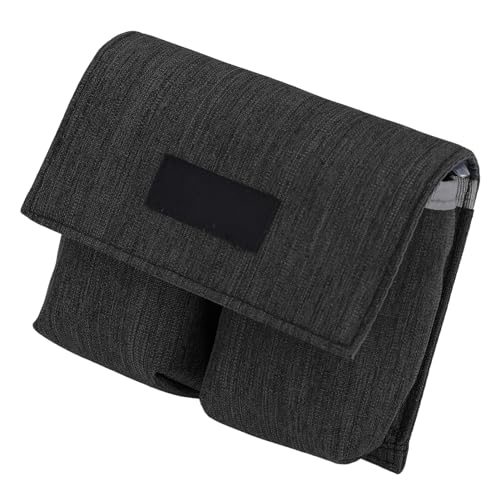 Sxhlseller Drohnenbatteriebeutel, Tragbarer Watefestes Staubdestfestes Nylonkameras Batteriekoffer 2 Taschen für Outdoor (Black) von Sxhlseller