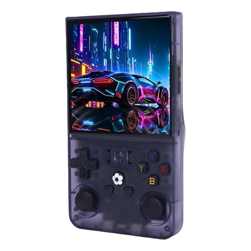 Sxhlseller Handheld Game Console 4.0 '' HD -Display, Retro -Spielekonsole mit Doppelten Joysticks, Support 30+ Simulatoren, 4000 -mAh -, RK3326 -Gaming -Chip, 64 -Bit -System (64G) von Sxhlseller