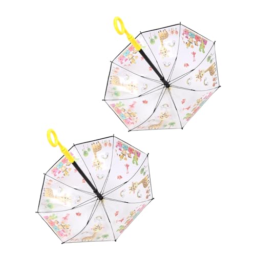 Sxhlseller Wassersprühen Regenschirm, Dach -Spritzpistole mit Langem Griff Zur Unterhaltung, 2pcs Sommer -Ausziehen Wasserspray Spielzeug für Strandpool Poolpartys (Kleines Hirschmuster) von Sxhlseller