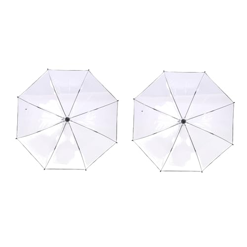 Sxhlseller Wassersprühen Regenschirm, Dach -Spritzpistole mit Langem Griff Zur Unterhaltung, 2pcs Sommer -Ausziehen Wasserspray Spielzeug für Strandpool Poolpartys (Transparent) von Sxhlseller