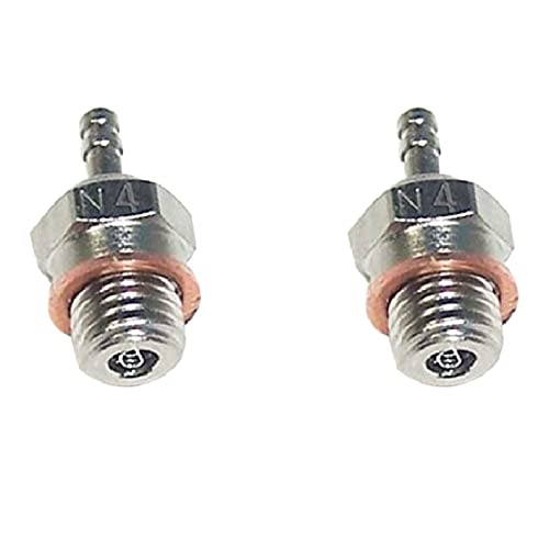 Sxmrmnx 2X N4 GlüHkerze Funken für 70117 1/10 1/8 RC Truck Nitro Motorteile Sxmrmnx 2X N4 GlüHkerze Funken für 70117 1/10 1/8 RC Truck Nitro Motorteile von Sxmrmnx