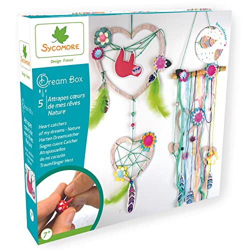Sycomore CRE2085 Attrape Rêves Bastelset für Kinder – Traumfänger Natur – 5 Projekte – DIY – Dream Box Collector – ab 8 Jahren, Viele Farben, 28 x 4.5 x 26 cm Sycomore CRE2085 Attrape Rêves Bastelset für Kinder – Traumfänger Natur – 5 Projekte – DIY – Dream Box Collector – ab 8 Jahren, Viele Farben, 28 x 4.5 x 26 cm von Sycomore