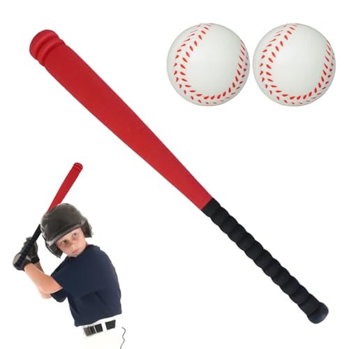 Baseball-Übungsset Für Kinder, Kinder-Baseballschläger Aus Schaumstoff Spielzeug Mit 2 Bällen, Lustiges Baseballs-Set Für Baseballs Course, Übungsschlag von Syengery