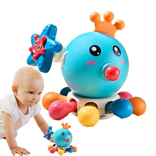Syengery Baby Pull String Aktivität Spielzeug, Baby sensorisch Pull String Spielzeug - Octopus Developmental Pulling Teing Sensory Toy | Netter Tonoktopus für die Entwicklung motorischer und Syengery Baby Pull String Aktivität Spielzeug, Baby sensorisch Pull String Spielzeug - Octopus Developmental Pulling Teing Sensory Toy | Netter Tonoktopus für die Entwicklung motorischer und von Syengery