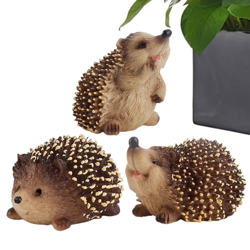 Syengery Dekofigur Igel, Detailliertes Igelfiguren-Spielzeug, Igel-Actionfiguren Für Kinder Ab 3 Jahren von Syengery