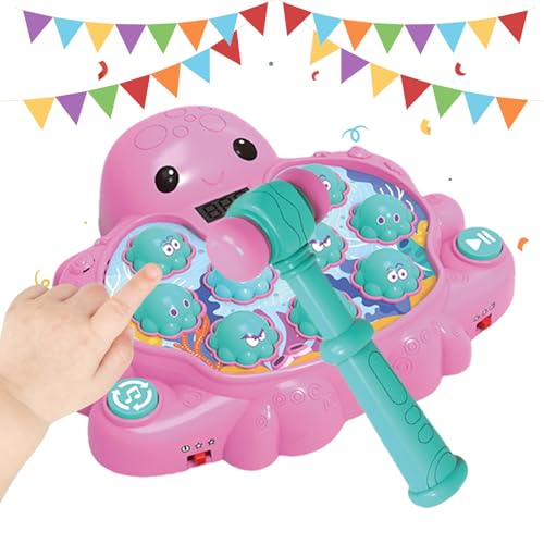 Syengery Hämmern & Klopfen Spielzeug | Klopfspiel Für Kinder | Oktopus Form Hand-Auge-Koordination Spielzeug Für Zuhause Unterwegs Entwicklung Fertigkeiten Vorschulkinder von Syengery