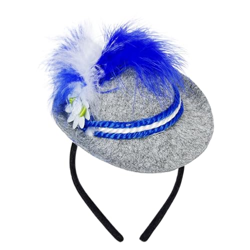 Syengery Oktoberfest Deutsch Kostüm, Oktoberfest Kostümstirnband,Hutkopfschmuck mit Feder - Bierfestivalkostüm, Dress -up -Vorräte für Kinder und Erwachsene Syengery Oktoberfest Deutsch Kostüm, Oktoberfest Kostümstirnband,Hutkopfschmuck mit Feder - Bierfestivalkostüm, Dress -up -Vorräte für Kinder und Erwachsene von Syengery